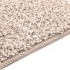 vidaXL Anti-slip Bath Mat Cream 60 x 90 cm PP