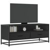 vidaXL TV Cabinet Black 100x34.5x40 cm Engineered Wood and Metal