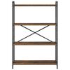 vidaXL Bookshelf Old wood 80 x 30 x 120 cm Engineered Wood