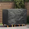 vidaXL Furniture Cover Plain Black 140 x 70 x 90 cm 210D
