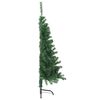 vidaXL Artificial Pre-lit Christmas Tree Green 150 cm PVC