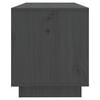 vidaXL TV Cabinet Grey 74x34x40 cm Solid Wood Pine