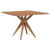 vidaXL Garden Table Square 110x110x75 cm Solid Wood Acacia
