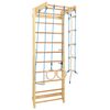 vidaXL Indoor Climbing Playset with Ladders Rings Wood