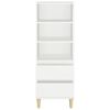 vidaXL Highboard White 40x36x110 cm Engineered Wood
