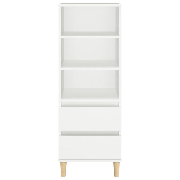 vidaXL Highboard White 40x36x110 cm Engineered Wood