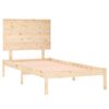 vidaXL Bed Frame without Mattress 100x200 cm Solid Wood Pine