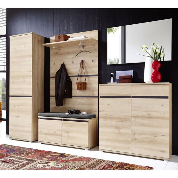 Germania Shoe Cabinet GW-Lissabon Beech and Anthracite