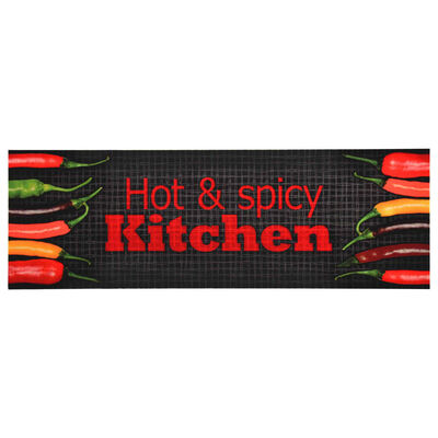 vidaXL Kitchen Carpet Washable Hot & Spicy 60x300 cm
