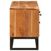 vidaXL TV Cabinet Natural 110 x 30 x 44 cm Solid Acacia Wood