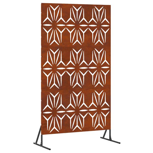 vidaXL Privacy Screen Grey 100 x 50 x 180 cm Weathering Steel
