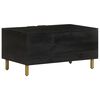 vidaXL Coffee Table Black 80x50x40 cm Engineered Wood