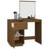 vidaXL Dressing Table Honey Brown 95x50x134 cm Solid Wood Pine