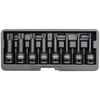 YATO Eight Piece Impact Spline Bit Socket Set Black YT-1069