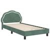 vidaXL Children's Bed Frame with Headboard Sea Green 80 x 200 cm