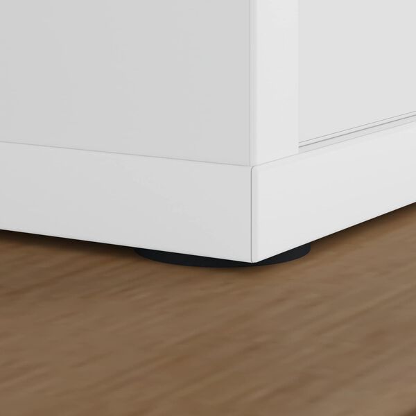 vidaXL Furniture Feet Pads 12 pcs Black &Oslash; 30 x 2 mm EVA