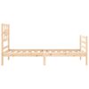 vidaXL Bed Frame without Mattress 90x200 cm Solid Wood