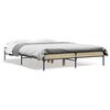vidaXL Bed Frame without Mattress Sonoma Oak 140x190 cm