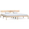 vidaXL Bed Frame without Mattress Solid Wood Super King