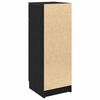 vidaXL Bathroom Cabinet Black oak 32 x 34 x 90 cm Engineered wood