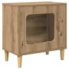 vidaXL Cat House Artisian Oak 51 x 30 x 52 cm Engineered Wood
