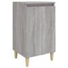 vidaXL Bedside Cabinet Grey Sonoma 40x35x70 cm Engineered Wood
