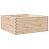vidaXL Garden Planter 110x110x46 cm Solid Wood Pine