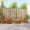 vidaXL Sofa Sets 8 pcs Natural Solid Acacia Wood