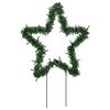 vidaXL Christmas Light Decorations with Spikes 3 pcs Star 50 LEDs 29 cm