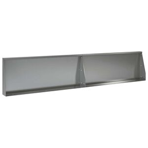 vidaXL Retaining Wall 2 pcs 100 x 12 x 30 cm Galvanised Steel Silver