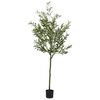 vidaXL Artificial Olive Tree 700 Leaves 180 cm Green