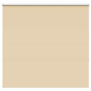 vidaXL Roller Blind Blackout Beige 165x130 cm Fabric Width 161.6 cm Polyester