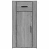 vidaXL Desk Cabinet Grey Sonoma 40x49x75 cm Engineered Wood