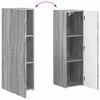 vidaXL TV Cabinet Set Wall-mounted 4 pcs Grey Sonoma Engineered Wood