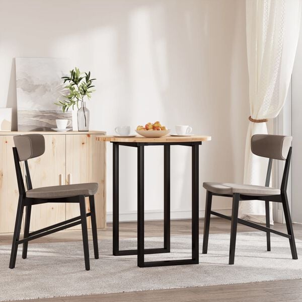 vidaXL Table Top Round &Oslash;70x2 cm Solid Wood Acacia