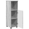 vidaXL Bathroom Cabinet with Storage Grey Sonoma 30 x 35 x 95 cm