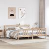 vidaXL Bed Frame with Headboard without Mattress 200x200 cm
