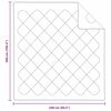 vidaXL Quilts & Duvets White 240 x 260 cm Microfiber