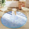 vidaXL Outdoor Carpet ARAKIL Baby Blue &Oslash;160 cm PP