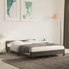 vidaXL Bed Frame without Mattress Dark Grey 135x190cm Double Velvet