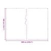 vidaXL Plant Cover with Eyelets 3x6 m Polyethylene