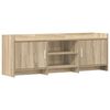vidaXL TV Cabinet 130 x 33 x 47 cm Sonoma Oak Engineered Wood