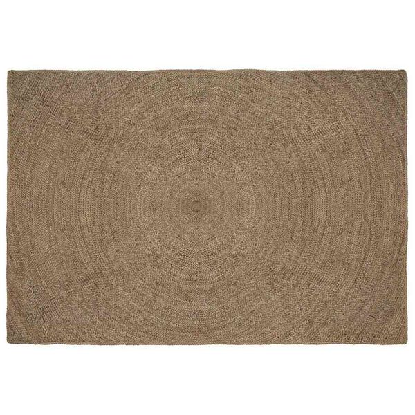 vidaXL Area Rugs Rectangular Grey 160 x 230 cm Jute