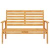 vidaXL Garden Sofa Bench 120 cm Solid Wood Acacia