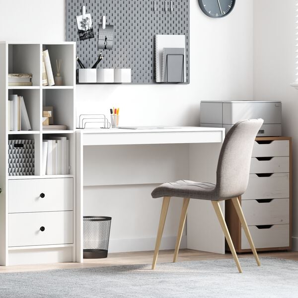 vidaXL Desk White 100 x 40 x 76 cm