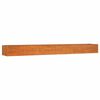 vidaXL Garden Raised Bed Rusty 480x80x45 cm Corten Steel
