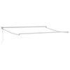 vidaXL Retractable Awning White 350 x 250 cm Aluminium