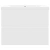 vidaXL Sink Cabinet with Built-in Basin White Engineered Wood