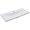 vidaXL Built-in Basin 91x39,5x18,5 cm Ceramic White