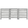 vidaXL Radiator Cover Concrete Grey 205x21.5x83.5 cm Engineered Wood